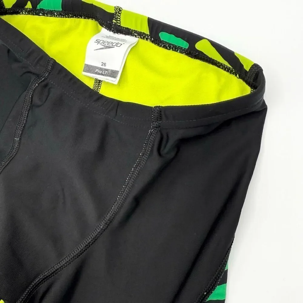 Speedo Disco Boom Splice Jammer - Size 26 / 9” Inseam - Drawcord Swim Bottoms